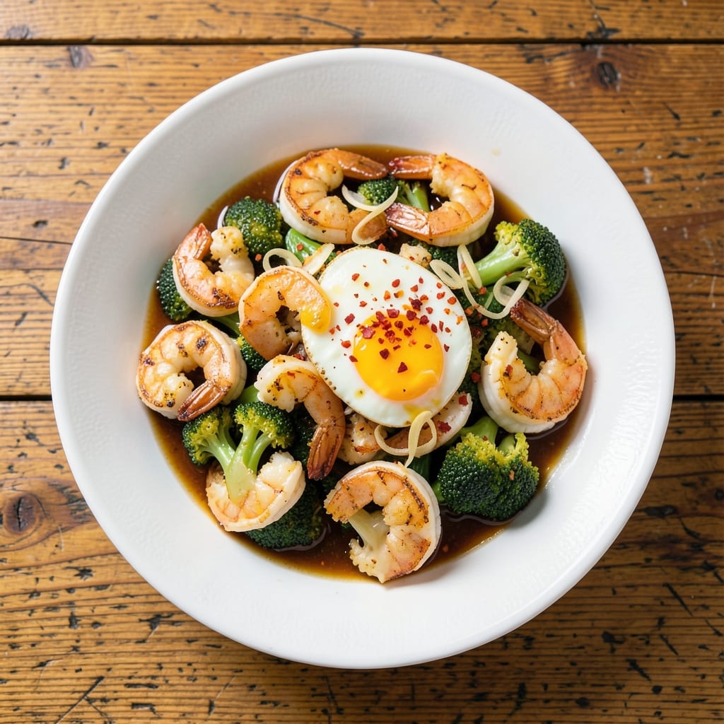 Cauliflower Shrimp Stir Fry Egg Recipe: Crispy Wontons with Silky Egg Rivers