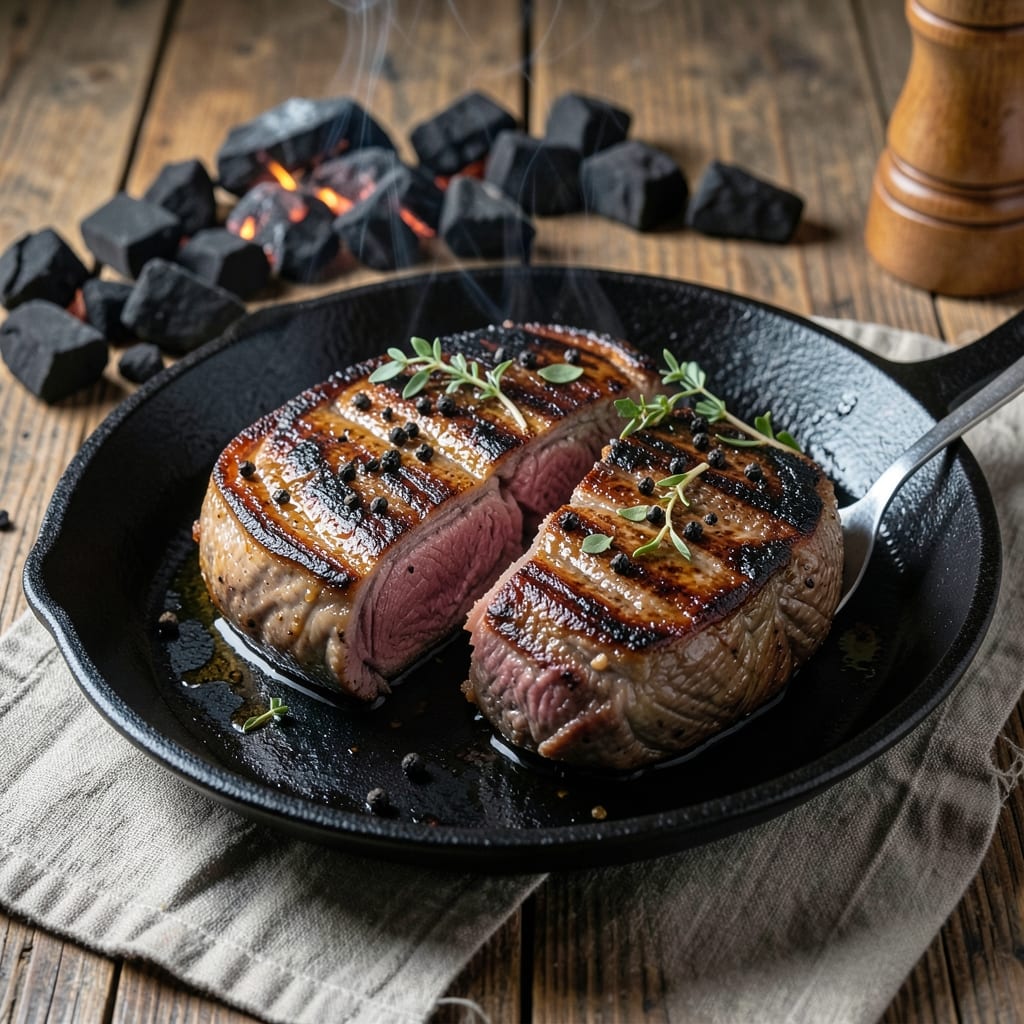 Big Green Egg T-Bone Steak Recipe: Smoky Cast-Iron Crust and Juicy Depth