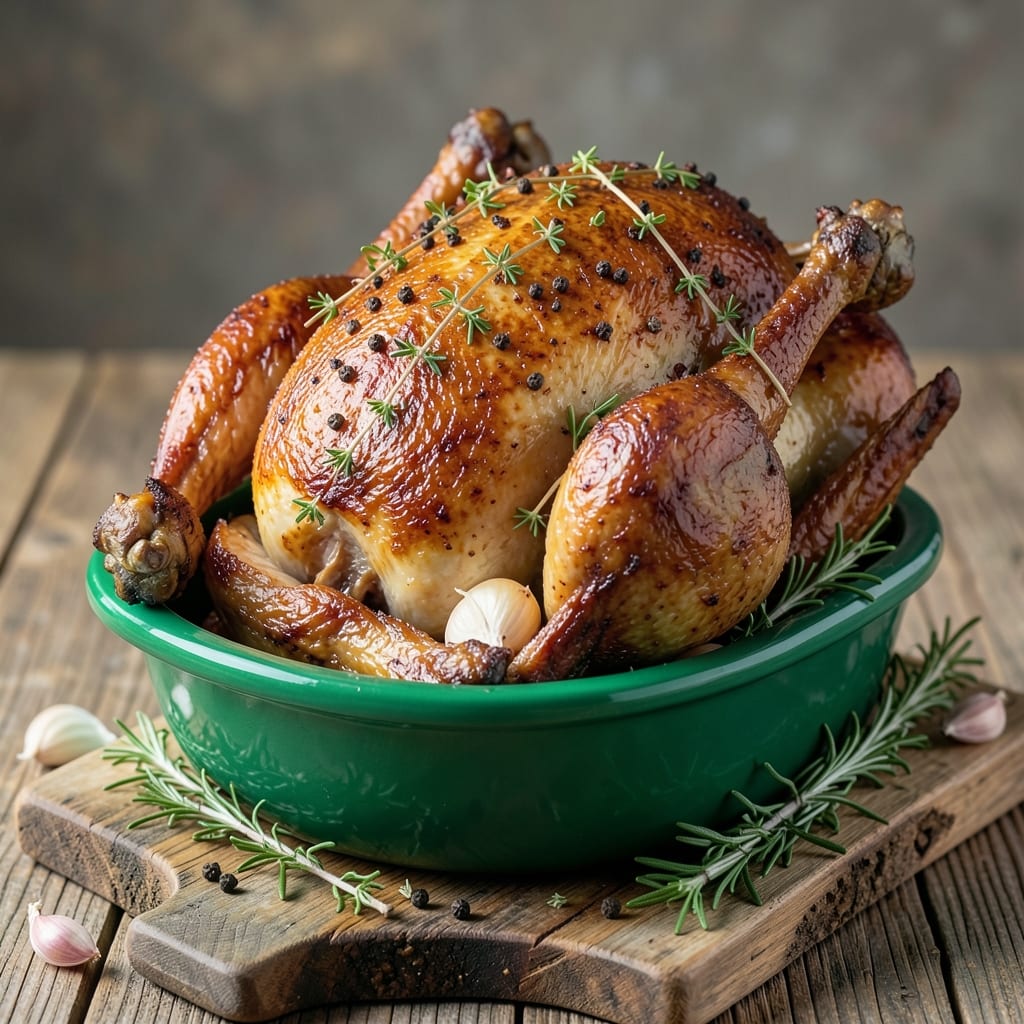 Big Green Egg Ceramic Vertical Turkey Roaster Recipe: Even Heat for Juicy, Golden Skin Every Time