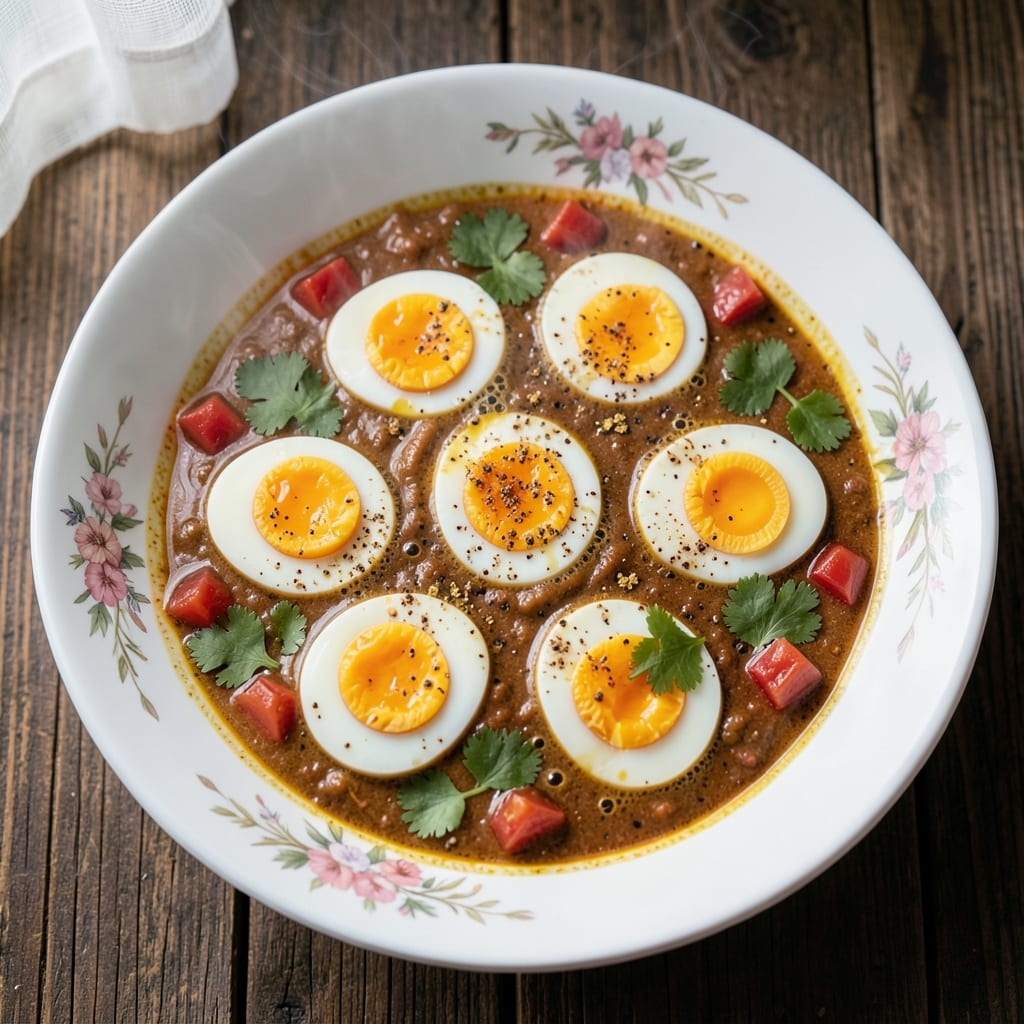 Boiled Egg Curry Indian Recipe: Spiced Yogurt Gravy With Soft Eggs
