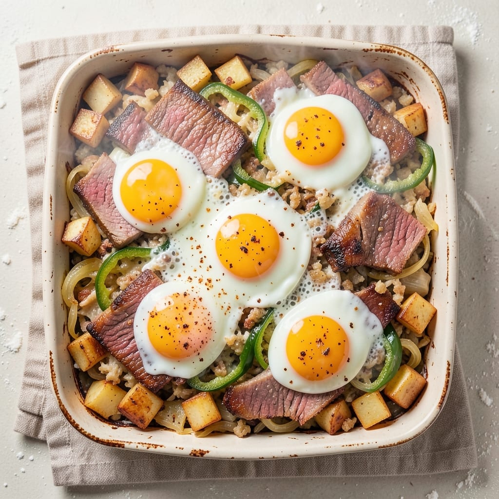 Corned Beef Hash and Egg Casserole Recipe: Savory Crunch Meets Comforting Scramble