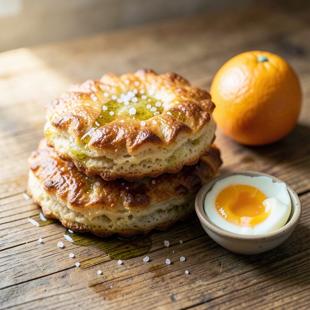 Chinese Egg Biscuit Recipe: Crispy Wonton Wraps With Runny Yolk Rivers