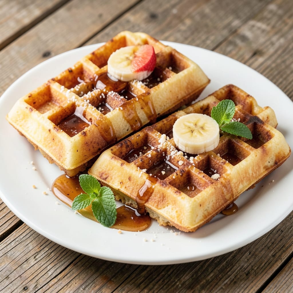 Dairy-Free Egg-Free Waffle Recipe: Fluffy Texture With Banana & Almond Flour Base