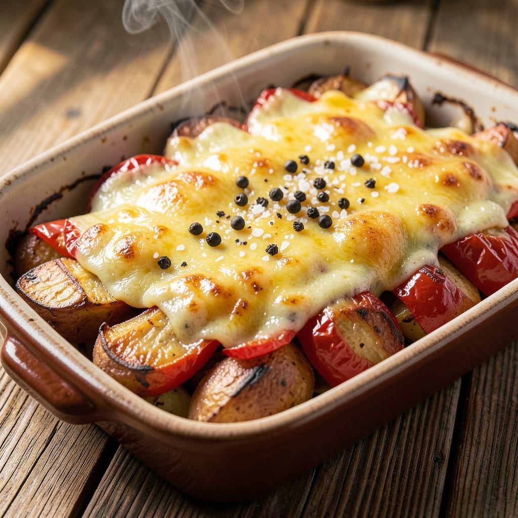 Denver Egg Bake Recipe: Cheesy Potato Crust With Golden Yolk Rivers