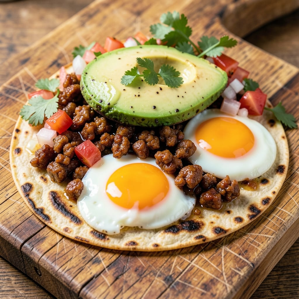Chorizo and Egg Tacos Recipe: Smoky Spice and Runny Yolk Magic