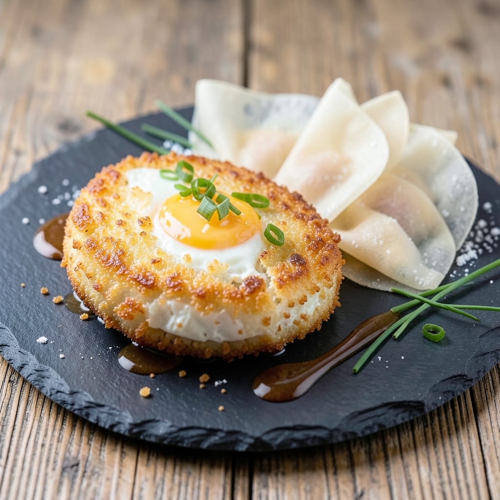 Boiled Egg Cutlet Recipe: Crispy Wonton Crust With Silky Yolk Rivers