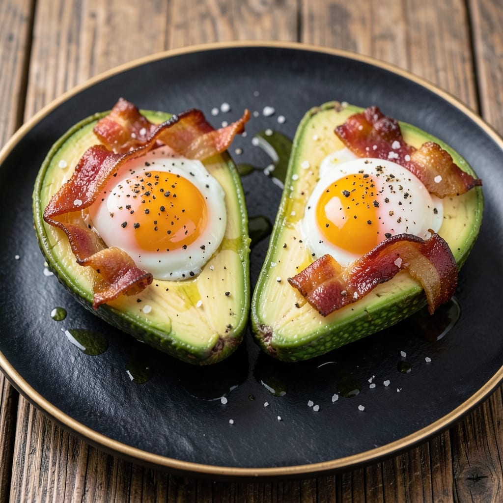 Bacon-Wrapped Avocado Eggs Recipe: Crispy Edges and Creamy Yolk Rivers
