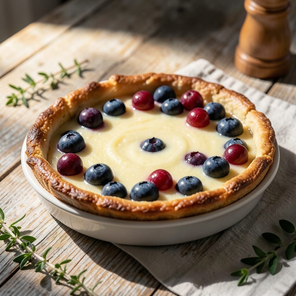 Blueberry Egg Tarts Recipe: Golden Crusts With Bursting Fruit Hearts