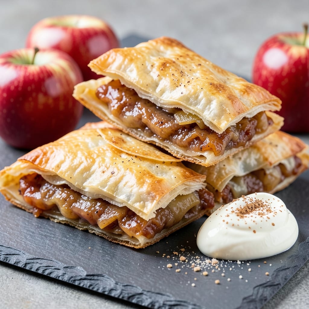 Baked Apple Pie Egg Rolls Recipe: Crispy Wonton Cups Stuffed With Spiced Filling