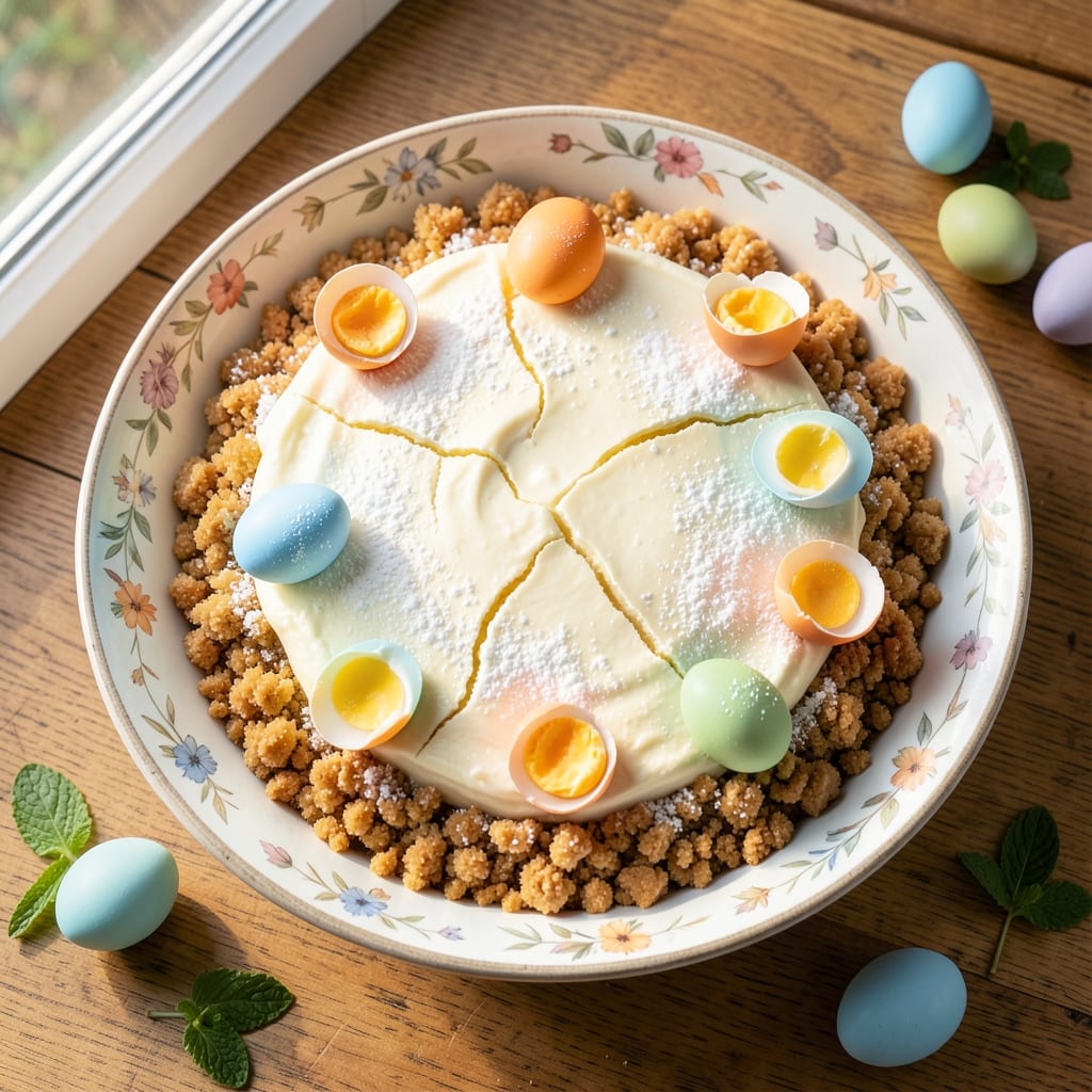 Easter Egg Cheesecake Recipe No-Bake: Vibrant Swirls and Creamy Layers