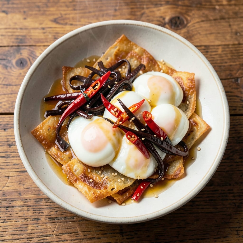 Egg Belanda Recipe: Crispy Wonton Cups With Silky Egg Clouds