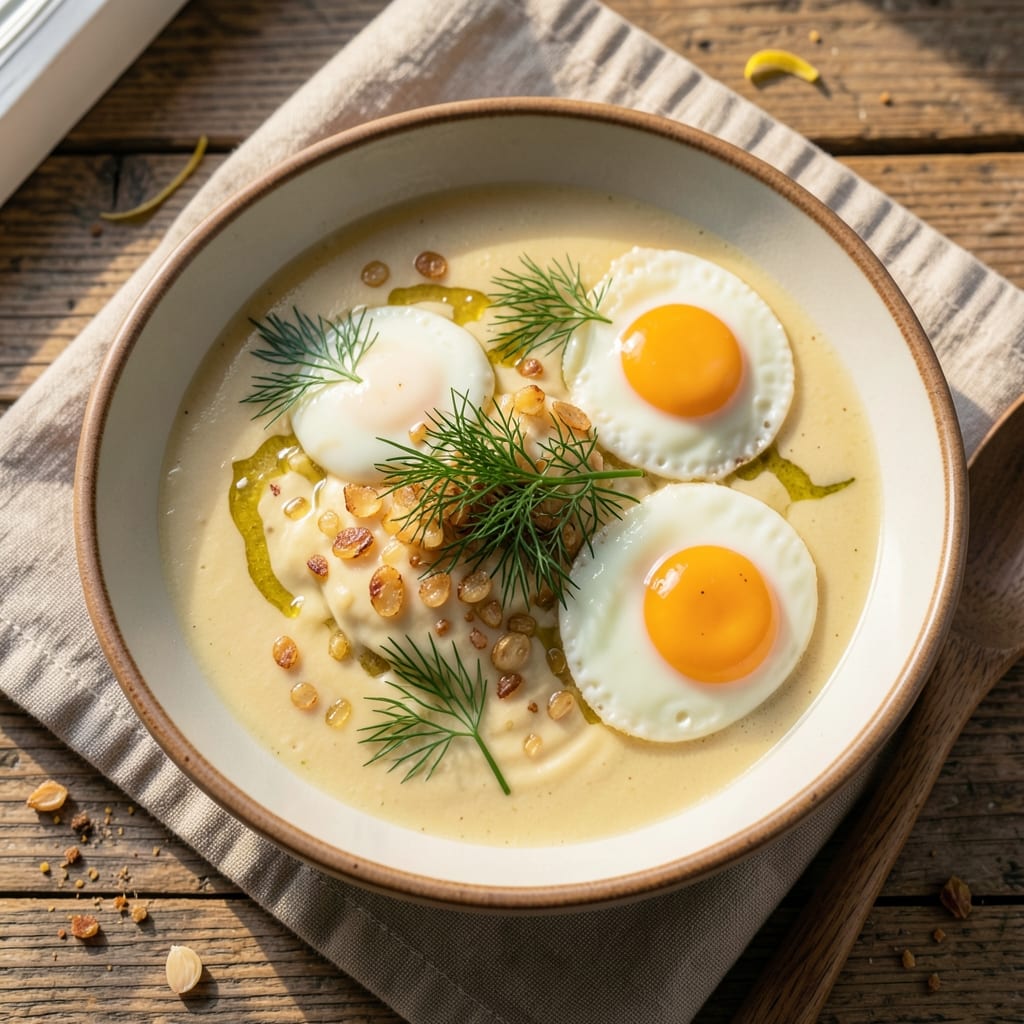 Creamy Egg Soup Recipe: Velvety Silk With Herbed Depth