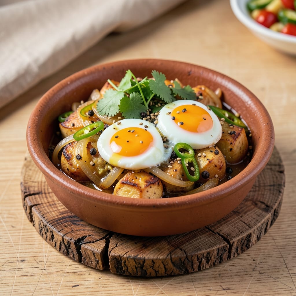 Egg Bharta Bengali Recipe: Smoky Spiced Eggs With Crispy Potato Bites