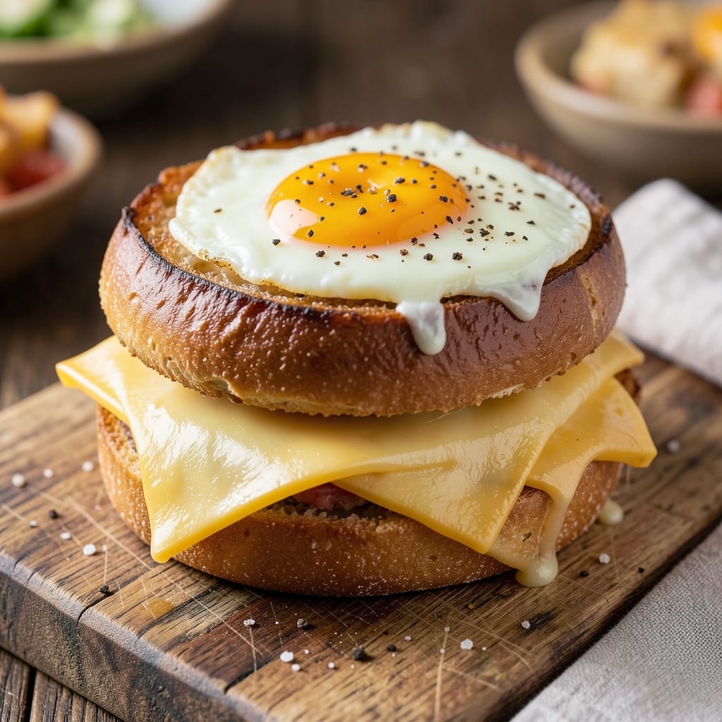 Bagel Egg and Cheese Sandwich Recipe: Toasted Crunch and Melty Perfection