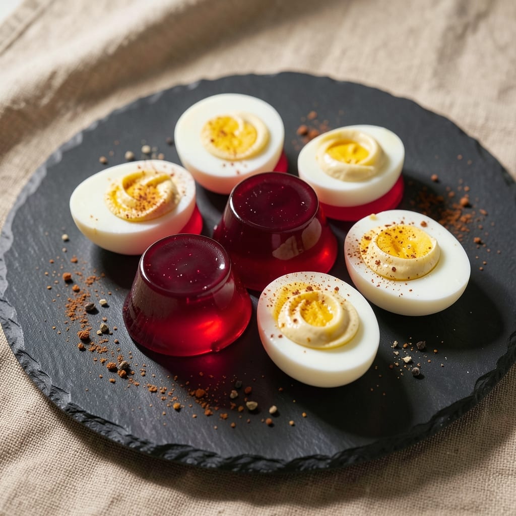 Deviled Egg Jello Shots Recipe: Boozy Bite-Sized Party Trick