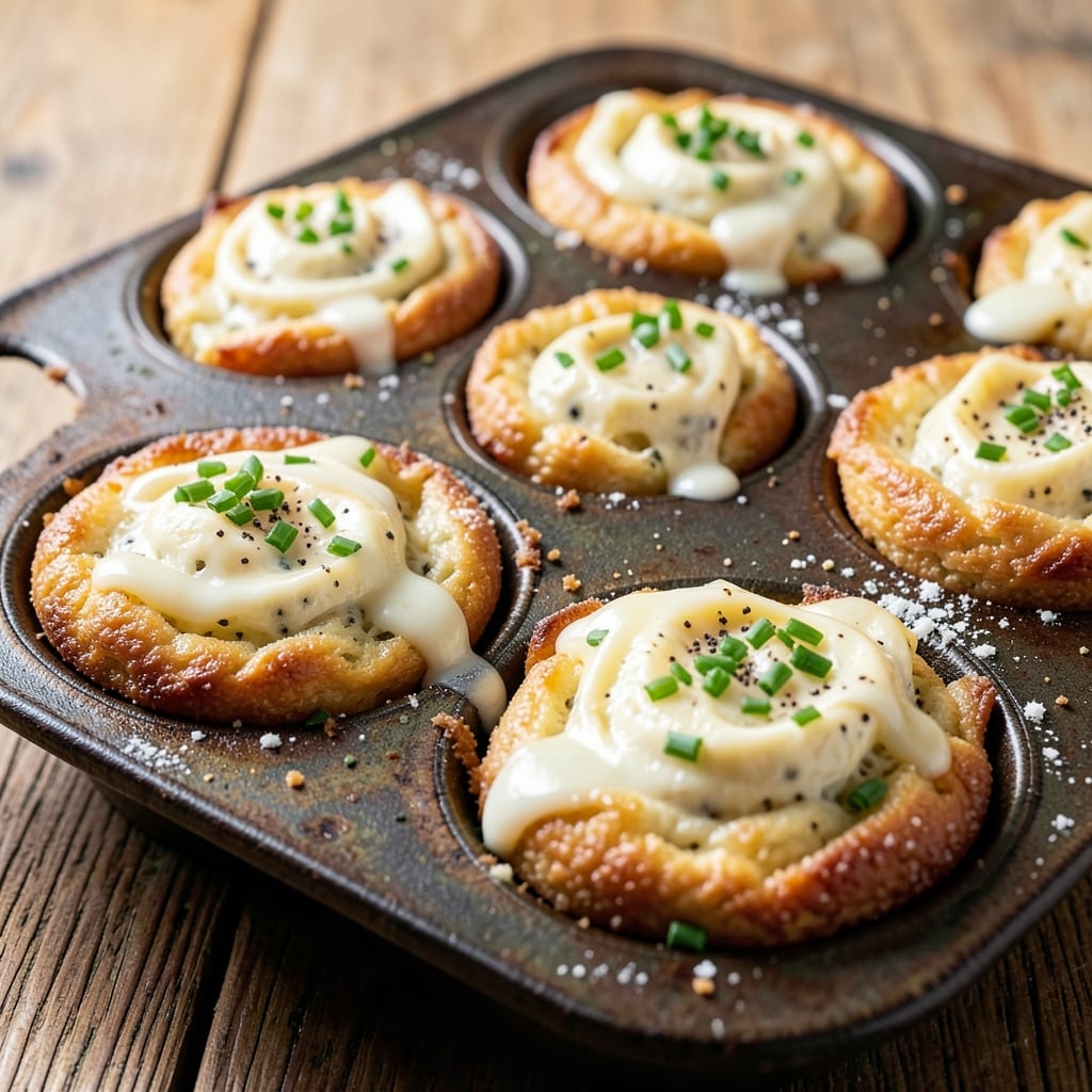 Boursin Cheese Egg Muffin Recipe: Savory Herb Crust With Gooey Centers