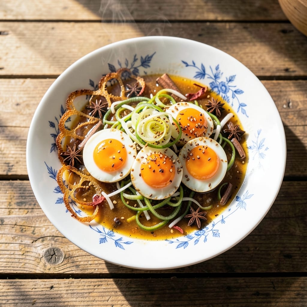 Chinese Herbal Egg Recipe: Fragrant Ginger-Scallion Infusion for Breakfast Bliss