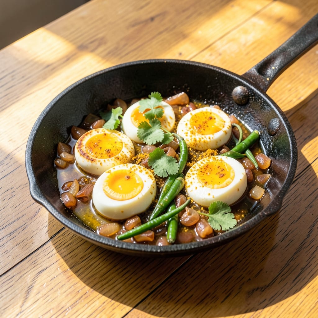 Boiled Egg Bhurji Recipe in Marathi: Spiced Scramble With Runny Yolk Magic