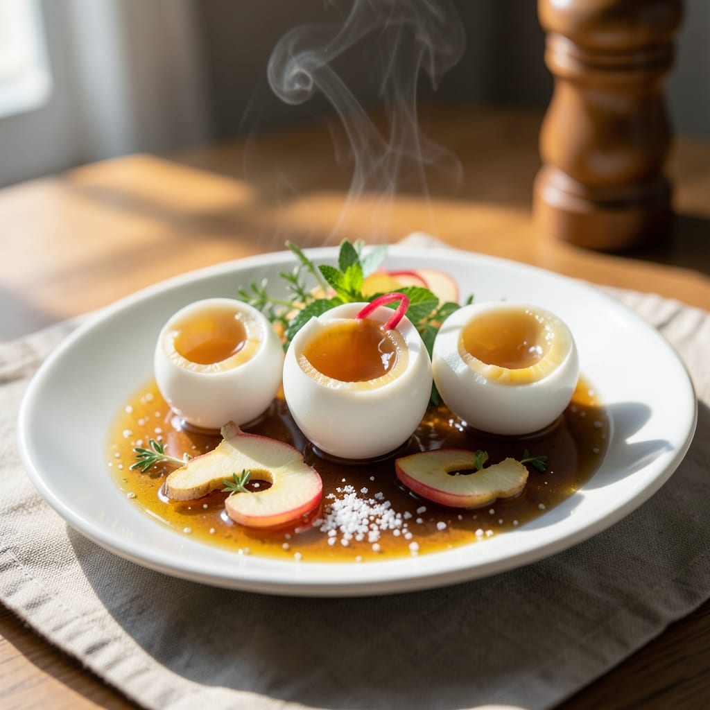 Chinese Water Egg Recipe: Silky Yolk Poached in Fragrant Ginger Broth