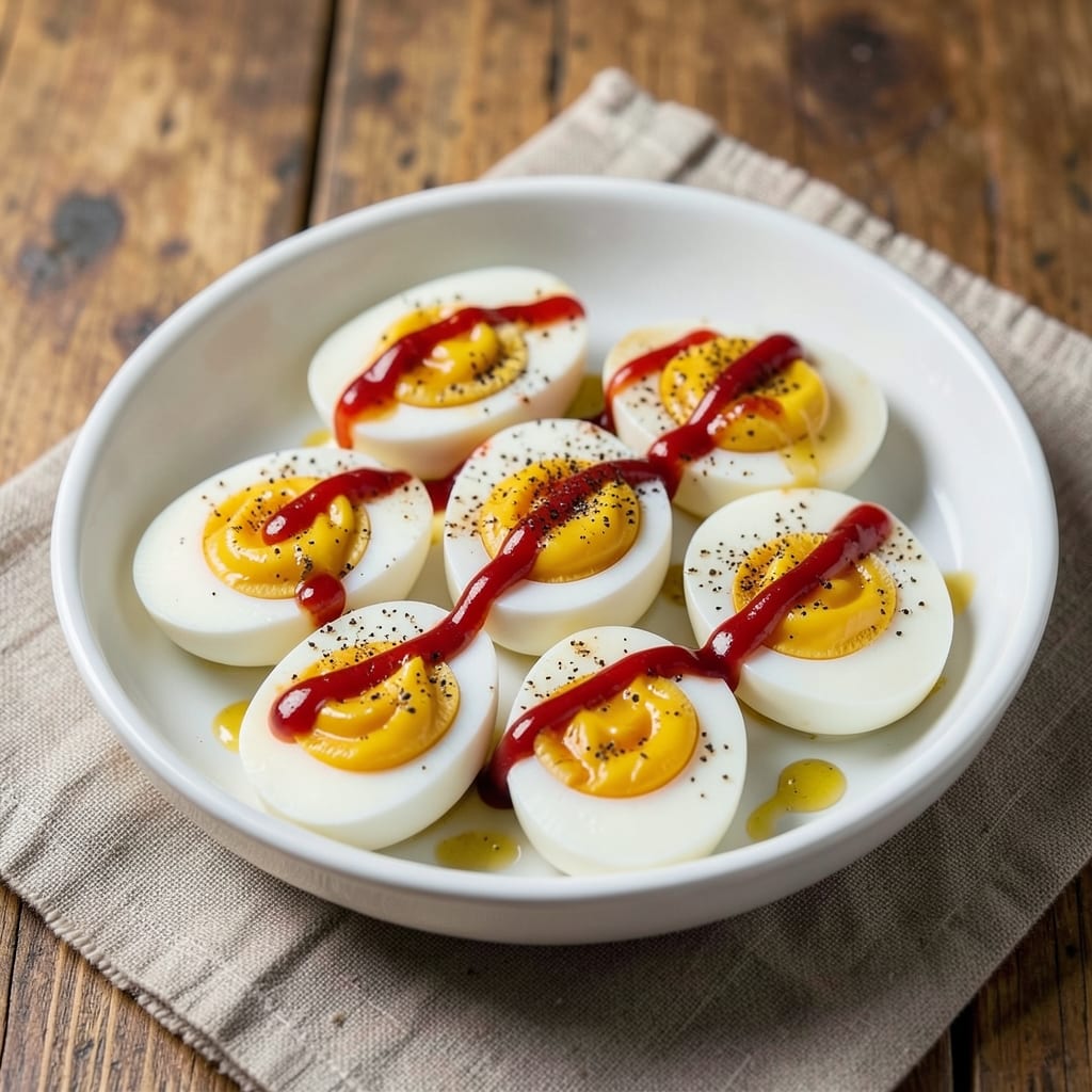 Deviled Eggs Recipe With Tabasco: Spicy Kick and Creamy Yolk Rivers