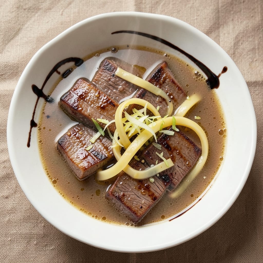Beef Egg Drop Soup Recipe: Silky Yolk Streams in Savory Broth