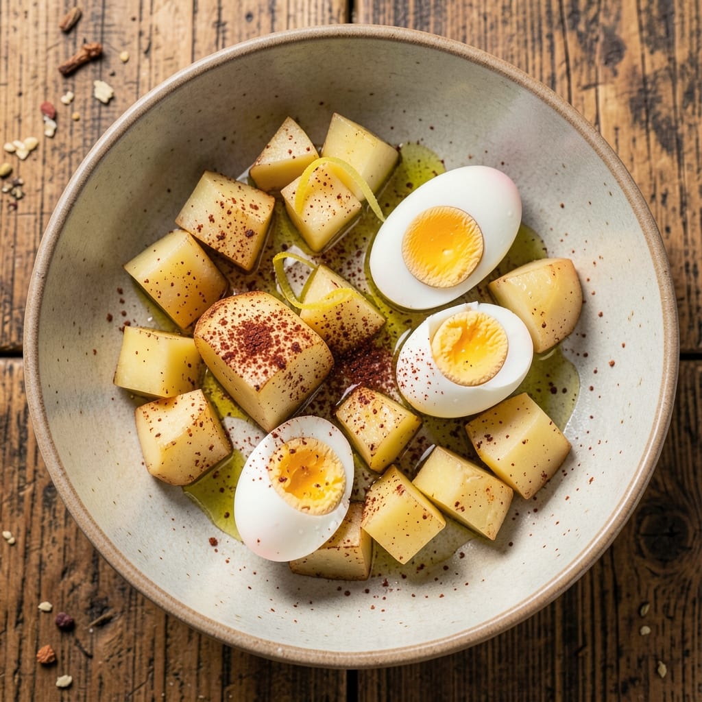 Boiled Egg and Potato Recipe: One-Pan Breakfast with Crispy Edges
