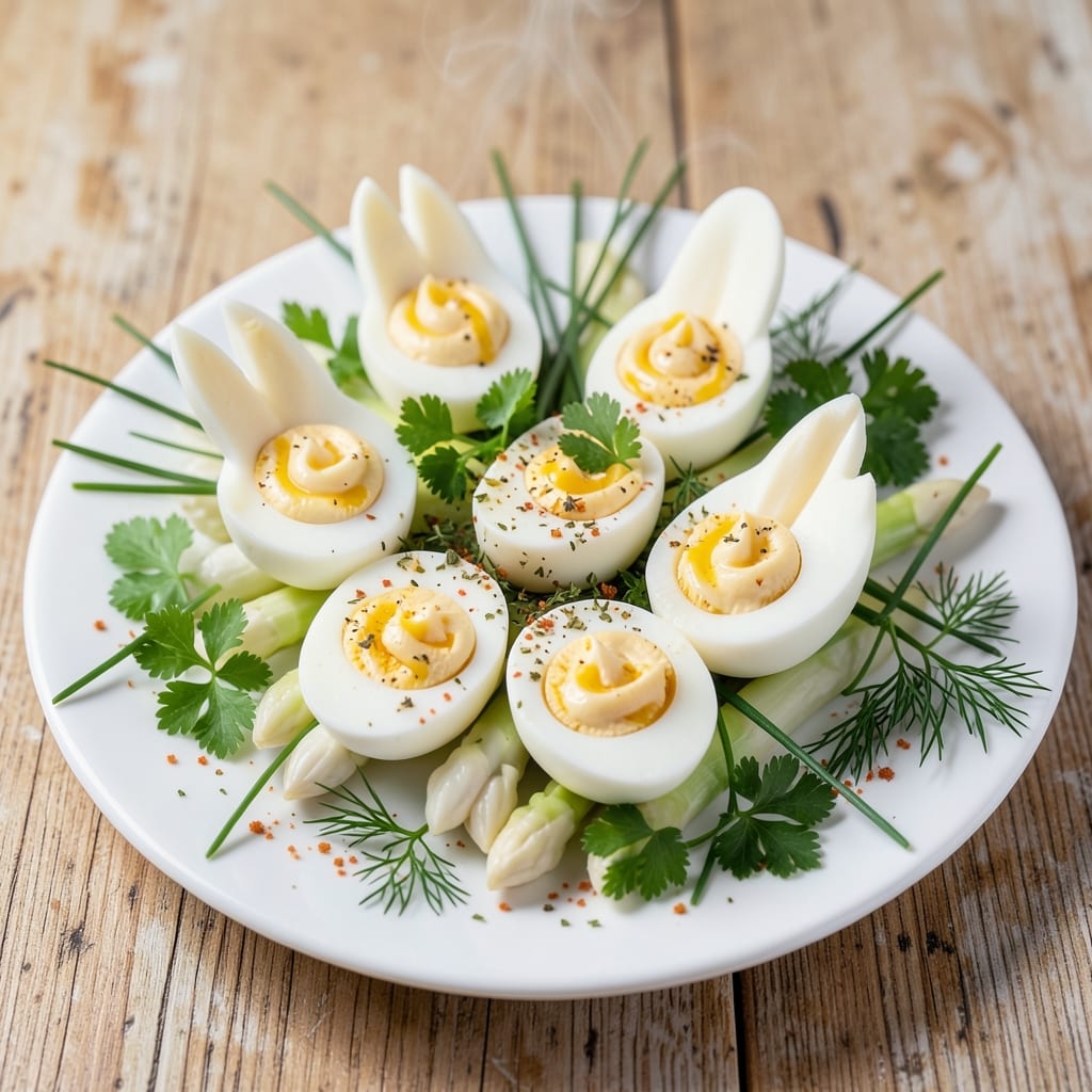 Bunny Deviled Eggs Recipe: Whimsical Herb-Packed Bites for Easter Celebrations