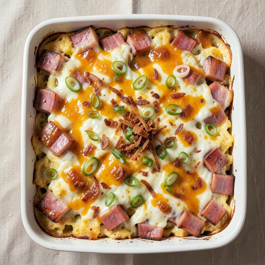 Cracker Barrel Ham and Egg Casserole Recipe: Smoky-Sweet Breakfast Bake With Crispy Top