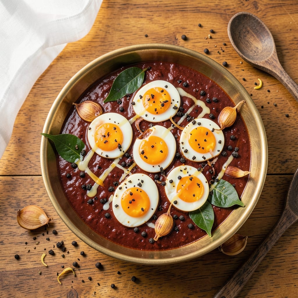 Chettinad Egg Curry Recipe in Tamil: Spicy Coconut-Tamarind Tang That Rivals South Indian Feasts