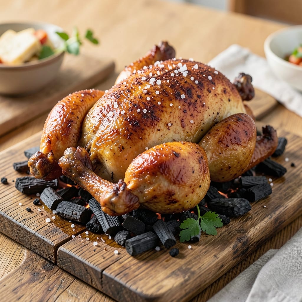 Big Green Egg Sittin' Chicken Recipe: Smoky Charcoal-Kissed Crisp in 45 Minutes