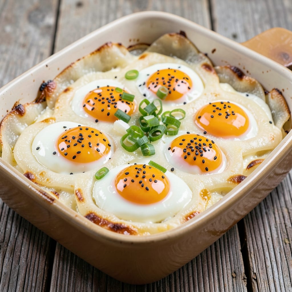 Baby Egg Bake Recipe: Crispy Wonton Crust With Runny Yolk Magic