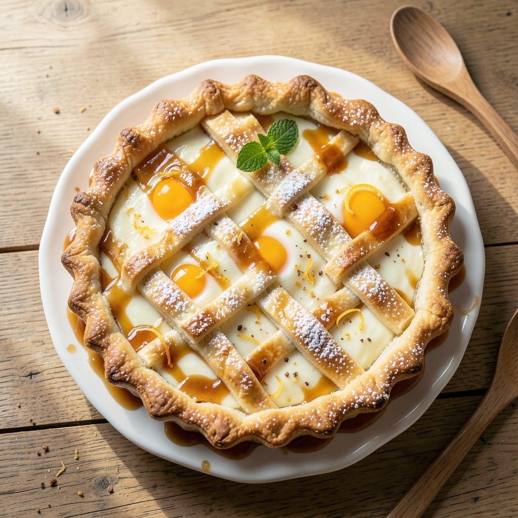 Chef RV Manabat's Egg Pie Recipe: Flaky Crust and Silky Yolk Rivers