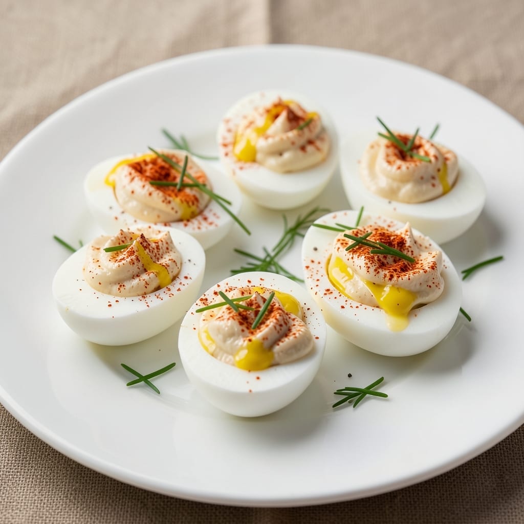 Betty Crocker's Classic Deviled Eggs Recipe: Crispy Celery Bites With Silky Yolk Rivers