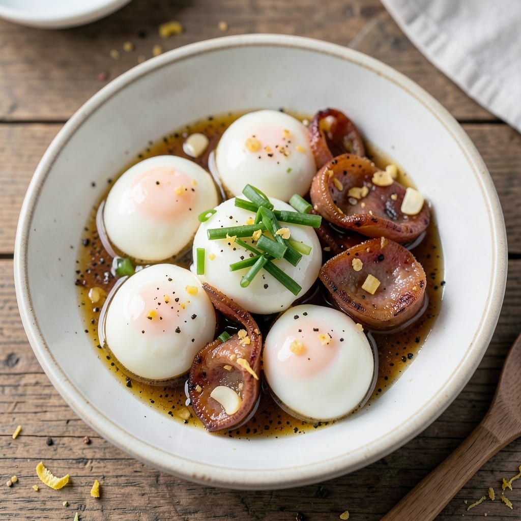 Egg Bale Recipe: Crispy Wonton Cups With Herbed Yolk Rivers