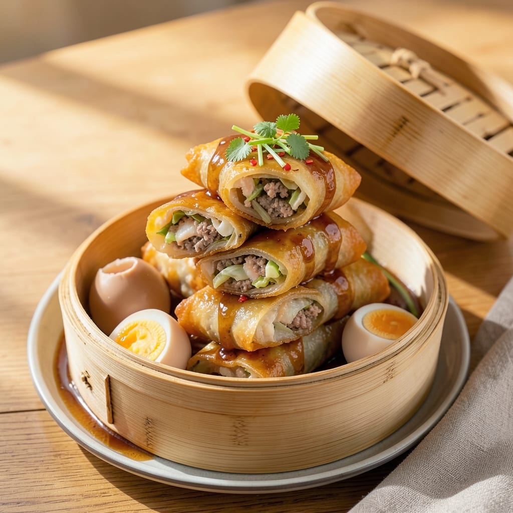 Chinese New Year Egg Roll Recipe: Festive Wonton Cups With Silky Scrambled Centers