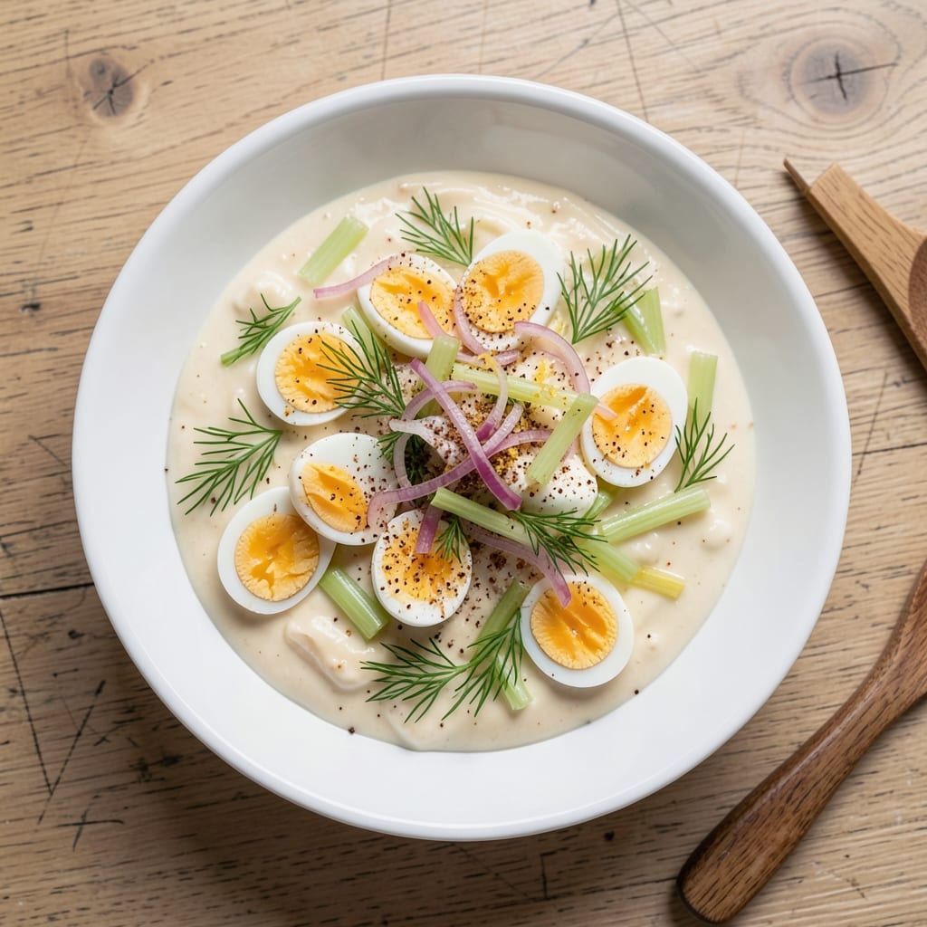 Copycat Egg Salad Recipe: Dill-Packed Creaminess With Crunchy Celery Bites