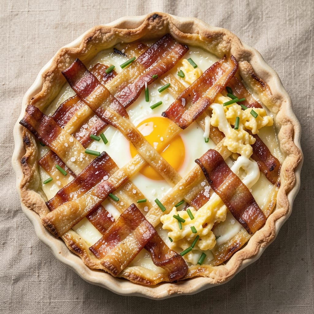 Bacon and Egg Pie Recipe Edmonds: Smoky Breakfast Bites with Crispy Crust