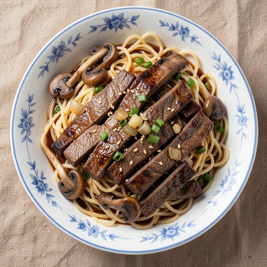 Beef Mushroom Egg Noodles Recipe: Savory Wok-Fried Comfort in 20 Minutes