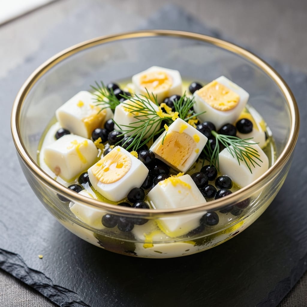 Egg and Caviar Dip Recipe: Luxe Bite-Sized Caviar Pairing