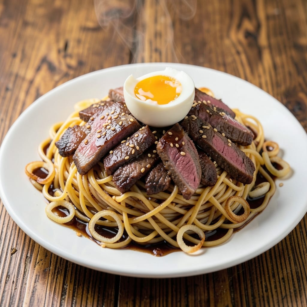 Chinese Beef Egg Noodles Recipe: Wok-Seared Richness With Silky Egg Ribbons
