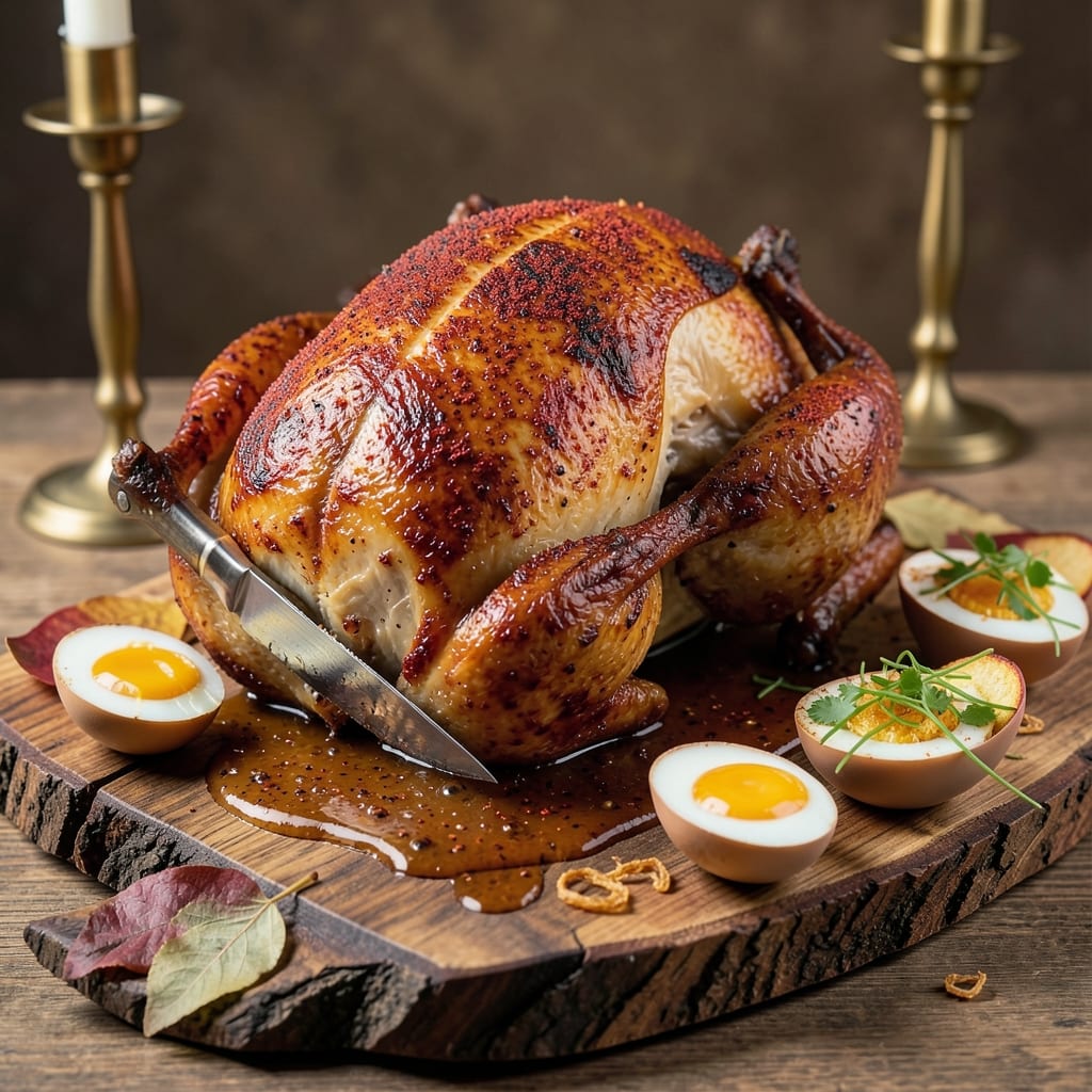 Beer Can Turkey in Big Green Egg Recipe: Smoky Campfire Roast With Juicy Perfection