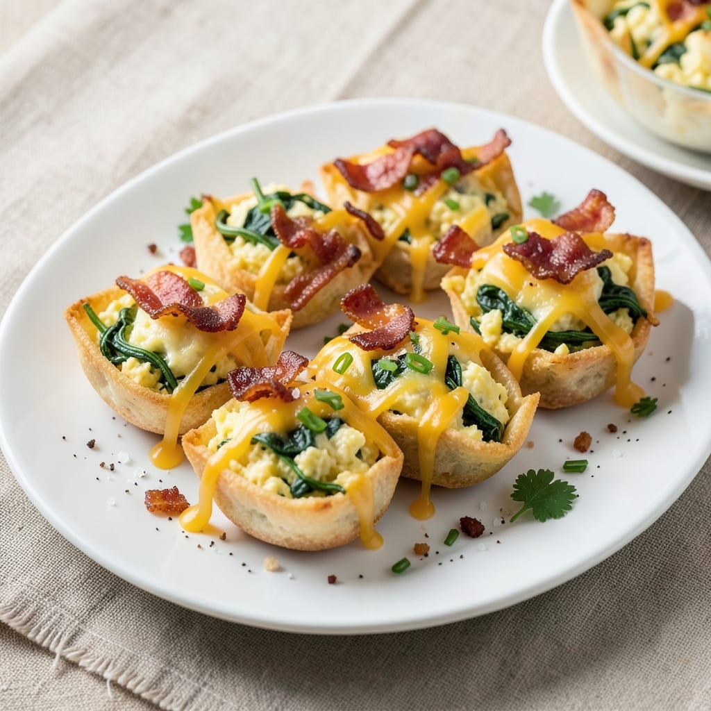 Bisquick Egg Bites Recipe: Crispy Wonton Cups With Cheesy Yolk Rivers
