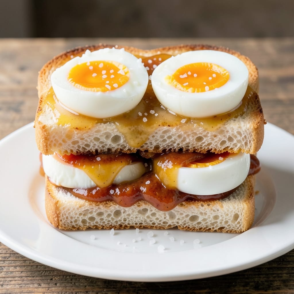 Boiled Egg Mayo Sandwiches Recipe: Crispy Toast and Creamy Yolk Harmony