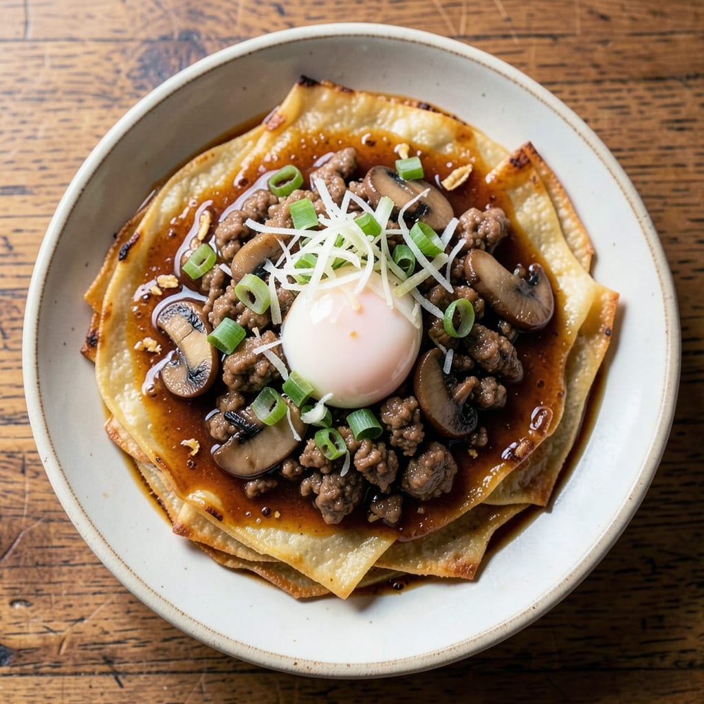 Beef Egg Foo Yung Recipe: Crispy Wonton Cups With Smoky Beef Filling