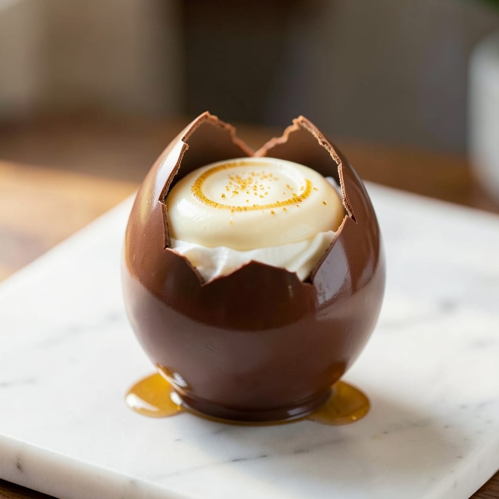 Easter Creme Eggs Recipe: Vanilla-Infused Cream Filling in Crisp Shells