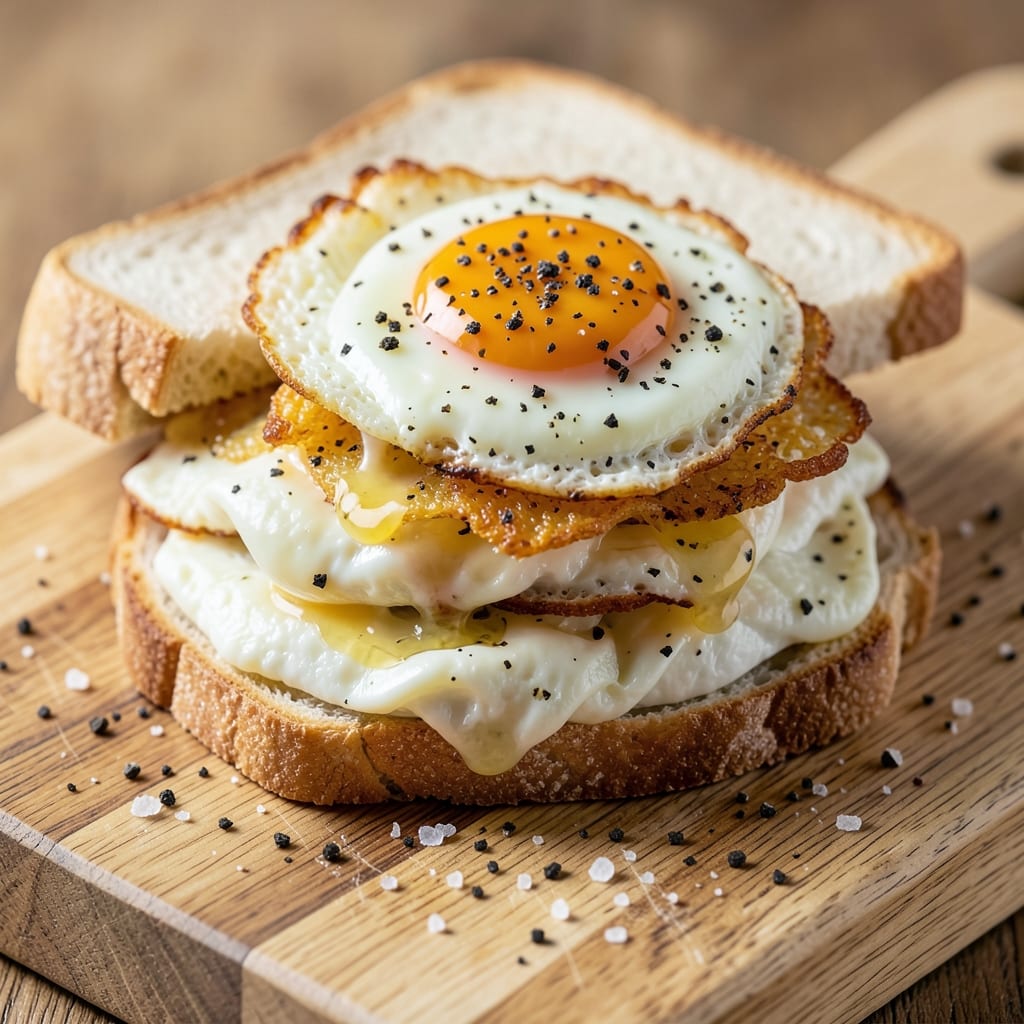 Best Egg Sandwich Recipe Ever: Crispy Toasted Bread with Runny Yolk Rivers