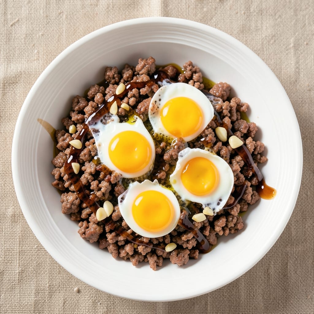 Beef Mince and Egg Recipe: Savory Breakfast Bites with Umami-Rich Yolk Rivers