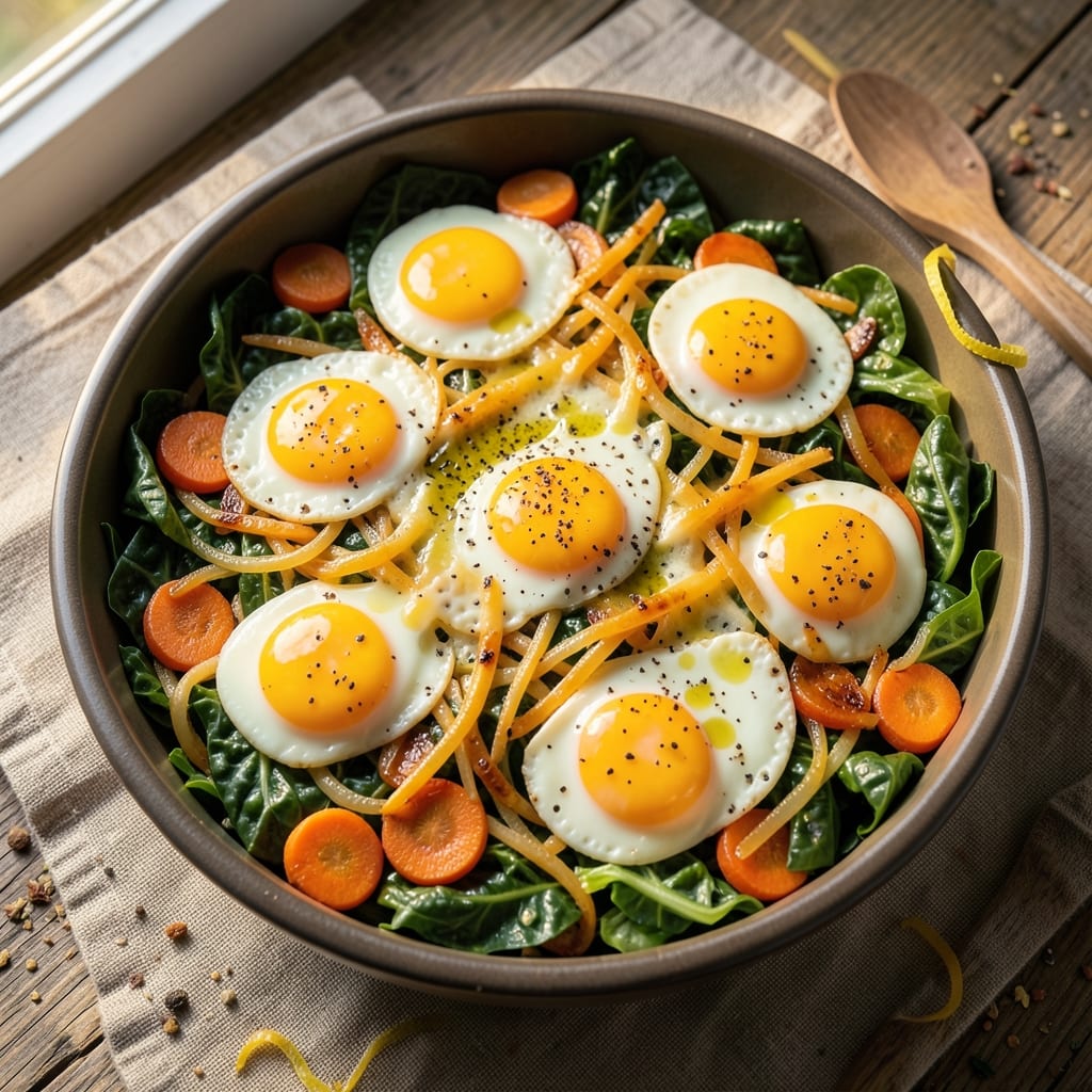 Cabbage Carrot Onion Egg Recipe: Savory Frittata With Crispy Veggie Bites