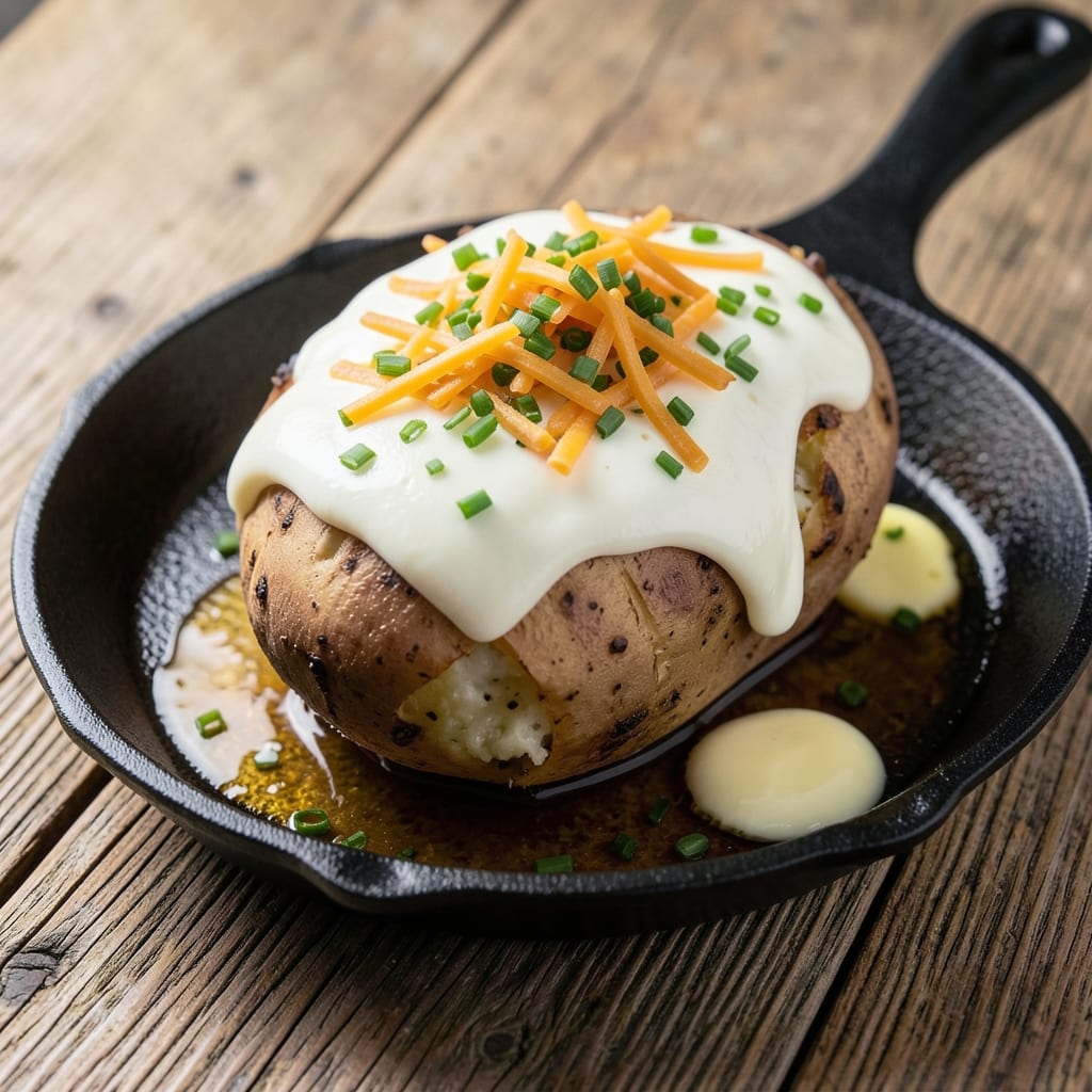 Big Green Egg Baked Potato Recipe: Smoky Fire-Roasted Crispness Inside