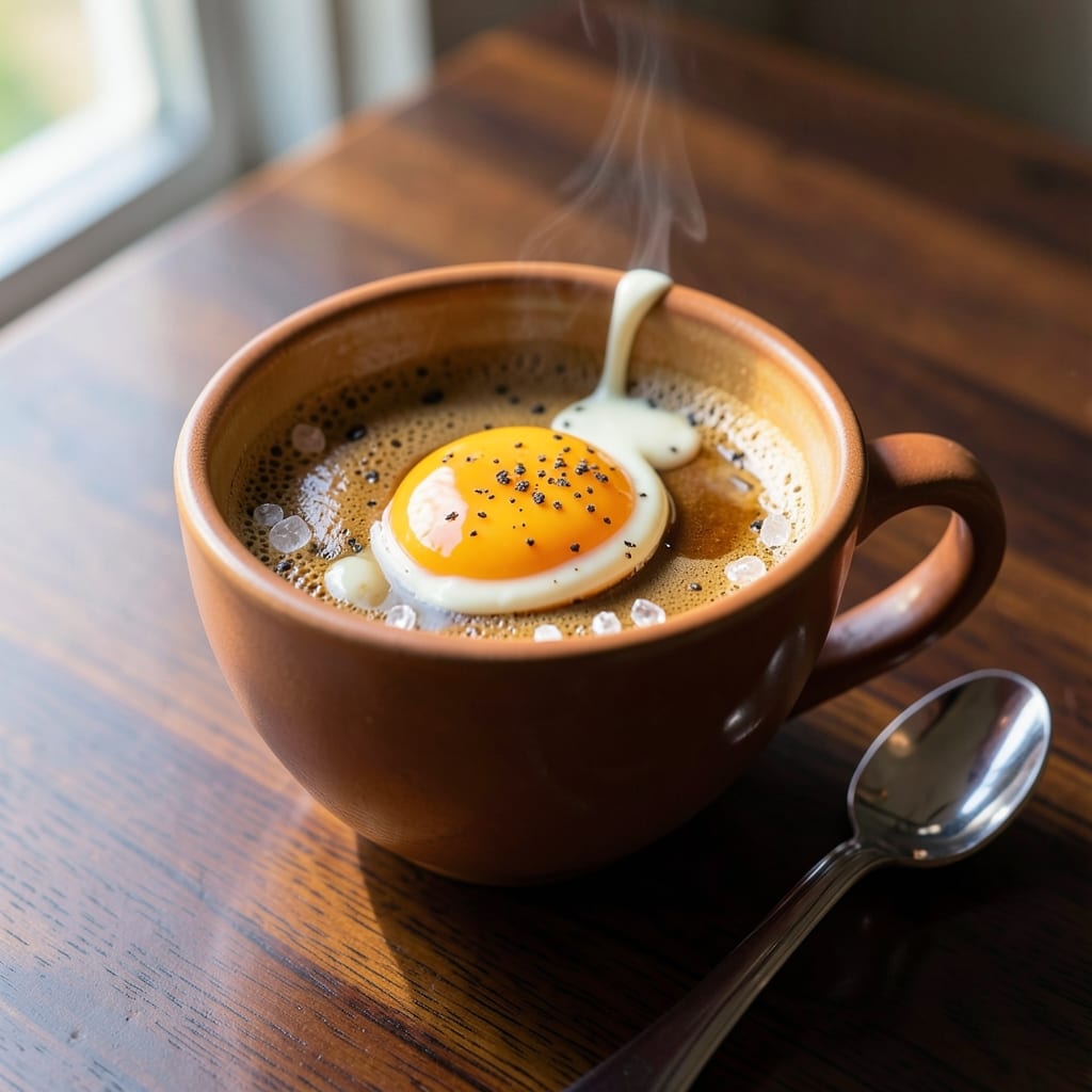 Coffee With Egg Yolk Italian Recipe: Velvety Yolk Rivers in Espresso-Infused Bites